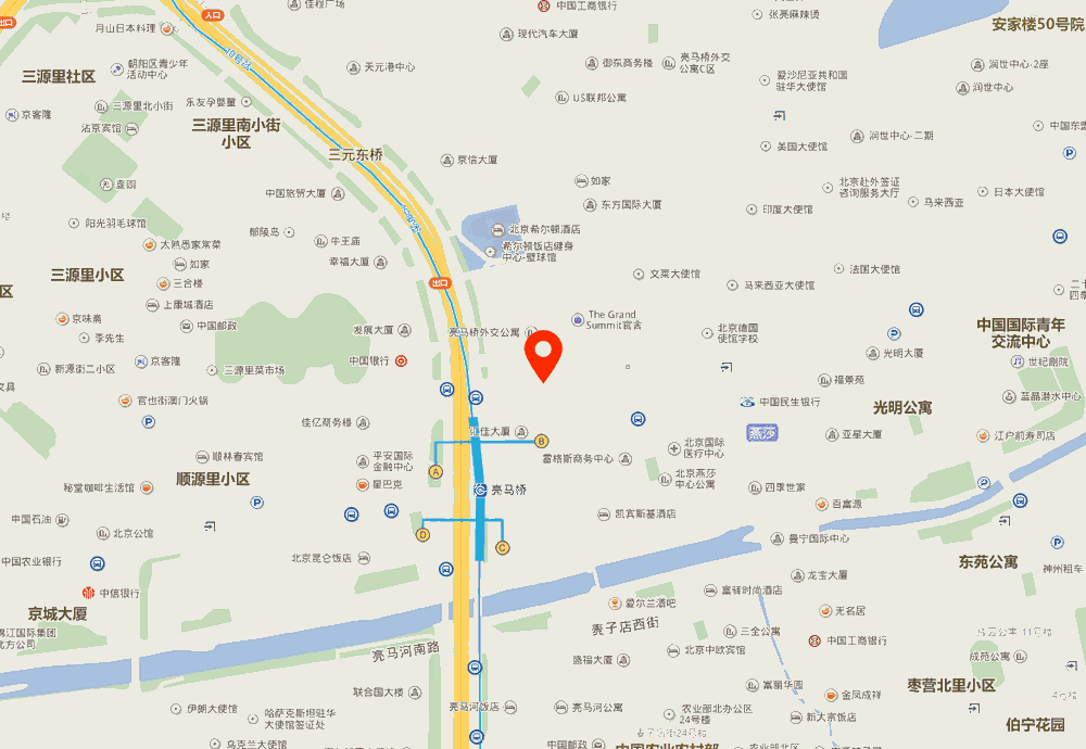 DRC外交办公大楼位置地图